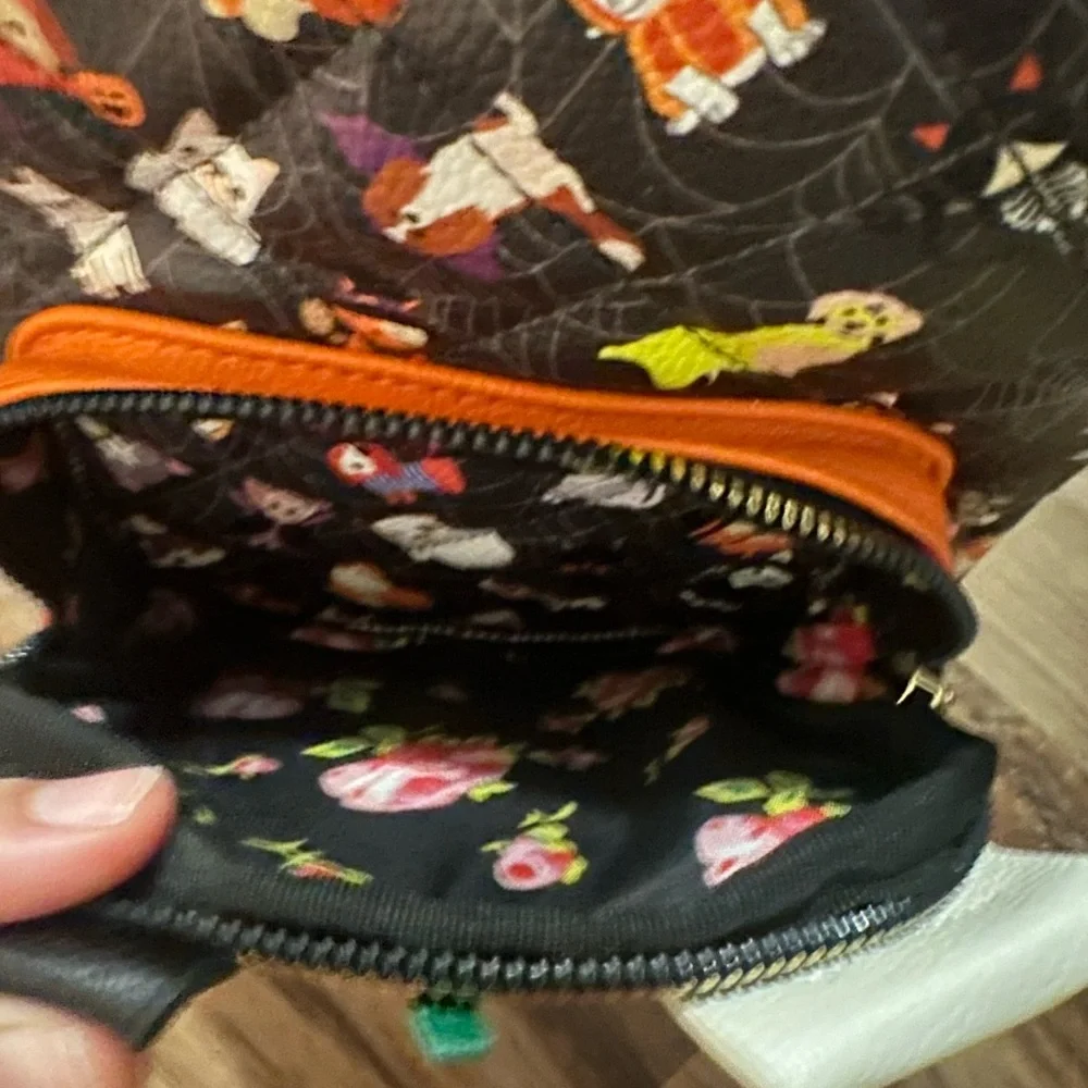 Cute Halloween Pumpkin Pup Mini Backpack